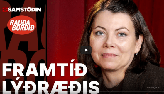 Thorlaug, interview at Samstöðin